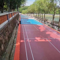 Surface modulaire de pickleball directement de l'usine, tapis en grille PP haute résistance, coussinets en caoutchouc amortisseurs, installation rapide pour jardin