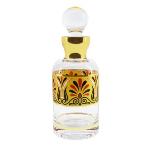 Arabic Style Glass Essential Oil Attar Perfume Glass Bottles for Dubai Market