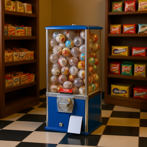 Máquina Expendedora de Dulces Manual de Plástico Azul de 25 Compartimentos Estilo Vintage Vevor - Product Image 2