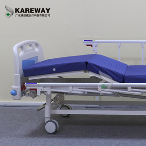 เตียงผู้ป่วยโรงพยาบาลคังจินเว่ย รุ่น KJW-202LZ-C.2 แบบปรับด้วยมือหมุนสามจุด สำหรับผู้สูงอายุและผู้ใหญ่ - Product Image 3