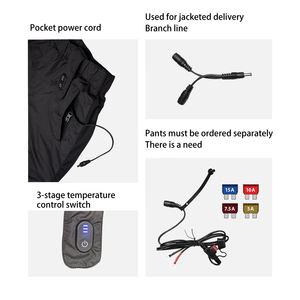 Itian <span class=keywords><strong>MIDIAN</strong></span> — pantalons de vélo résistants à l'eau, équipement de moto, sweat à capuche en maille, protection externe, 12V - Product Image 3