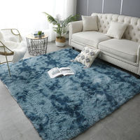 Tapis de sol moelleux en polyester et polypropylène, antidérapant, pour la décoration intérieure, les voyages, la prière, lavable