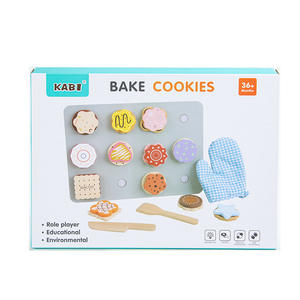 Elisyia Jouet <span class=keywords><strong>de</strong></span> <span class=keywords><strong>cuisine</strong></span> en bois multifonctionnel pour faire semblant <span class=keywords><strong>de</strong></span> cuire des biscuits, jeu d'imitation, jouets éducatifs pour enfants et tout-petits - Product Image 6
