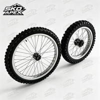 Ensemble de roues avant et arrière argentées Sur-Ron Light Bee X LBX 19/16 pouces, maniabilité améliorée, montage direct, jantes en alliage 70/100-19 et 90/100-16