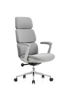 Chaise de bureau exécutive en cuir, directement de l'usine, chaise de travail moderne à dossier haut avec roulettes pivotantes pour la maison, le bureau et la chambre à coucher