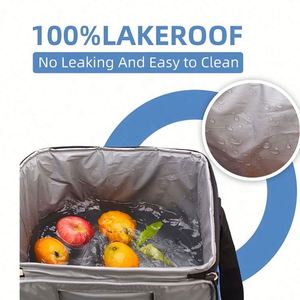 Factory Professional Leakproof Large Custom Printed Color Lunch Cooler Bag Multi-functional Insulated Cooler Bag - Product Image 4