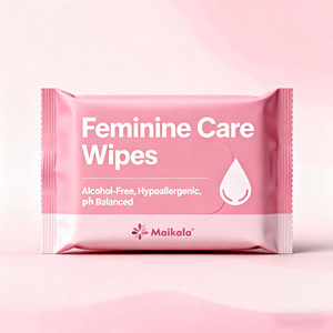 Lingettes intimes féminines personnalisées en gros avec logo, lingettes humides pour soins quotidiens, lingettes intimes féminines biologiques - Product Image 6
