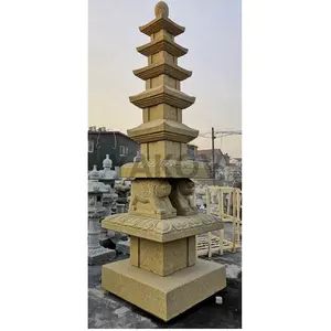 Decorazione del giardino di stile Coreano pietra pagoda lanterne