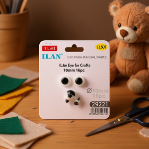 ILAN Eye for Crafts 10mm 16pz Accessori per Cucito - Product Image 2