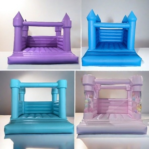 Château gonflable rose personnalisé pour événements commerciaux, location de château gonflable pour fêtes d'anniversaire d'enfants, événements en plein air - Product Image 6