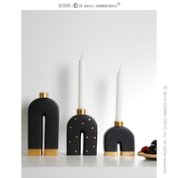 Tendance 2026 : Bougeoir moderne en céramique pour mariage, décoration intérieure, accessoires de maison