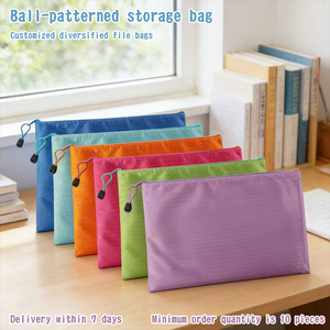Pochettes <span class=keywords><strong>de</strong></span> classement A4 <span class=keywords><strong>de</strong></span> haute qualité à motif football, étanches, avec fermeture éclair pour le rangement <span class=keywords><strong>de</strong></span> documents - Product Image 1