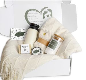 Publicidad manta personalizada Paquete de cuidado personal amigos compañero de trabajo mujeres Año Nuevo lujo relajante baño spa regalo conjunto para mamá - Product Image 2