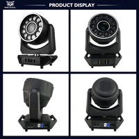 Éclairage de scène professionnel 12x60W RGBW 4-en-1 Effet Bee Eye DMX Zoom CTO Wash Beam LED Moving Head Light avec anneau halo