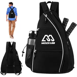 Mozkuib Sports Bag Balls Pickleball Paddles Bag Durable Tennis Bag Padel Rackets Pickleball Tennis Backpack For Sports