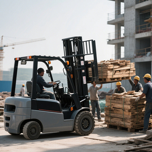מלגזה חשמלית למכירה, רב מכר, בעלת קיבולת גבוהה לשימוש פנימי או חיצוני. - Product Image 1