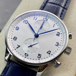 2026 Luxury Men's 41mm <b>Automatic</b> <b>Chronograph</b> Watch Stainless Steel Sapphire Crystal Business Wristwatch OEM - Product Image 3
