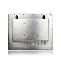 PC industriel tout-en-un à écran tactile, taille personnalisée en usine, IP66 entièrement étanche, avec plusieurs interfaces d'extension