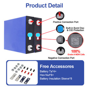 แบตเตอรี่ LiFePO4 230Ah เกรด A แบบ Deep Cycle ทรงปริซึม สำหรับระบบกักเก็บพลังงานแสงอาทิตย์ - Product Image 2