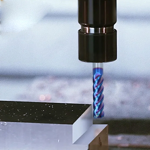 เครื่อง CNC เครื่องตัดปลายคาร์ไบด์เครื่องตัดรูปตัวทีมีการรองรับ aitin & ดีบุก - Product Image 6
