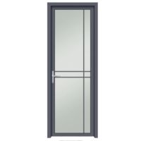 Porte d'entrée coulissante intérieure pour maisons, chambre, façade, système de conception de maison en aluminium, cadre en métal, porte pivotante en verre