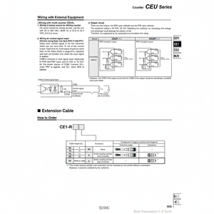 SMC Pneumatics-Cable de extensión de alimentación, - Product Image 1