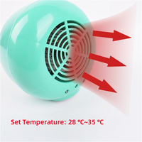 Lampe chauffante à air chaud pour volailles, contrôle automatique de la température, AC220V 200W, support E27, affichage LCD, pour animaux de ferme et animaux domestiques