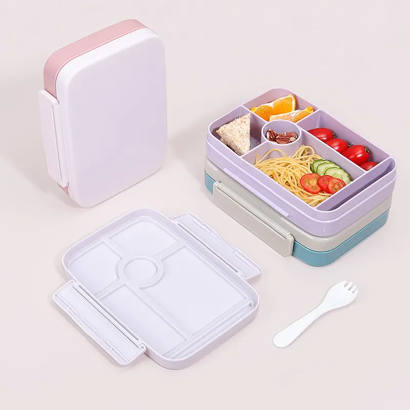 Hot Sales Baby Bento Voedsel Opslag Container Lek Proof Hoge Kwaliteit Lunchbox Voor Kinderen Kan Worden Weggenomen Voor Meisjes En Jongens