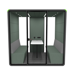 Acoustic Silent Pod Large Size Office Furniture Interview Glass Room Meeting Reception Room <strong>Cubicles</strong> Office <strong>Phone</strong> Calling <strong>Booth</strong> - Product Image 4