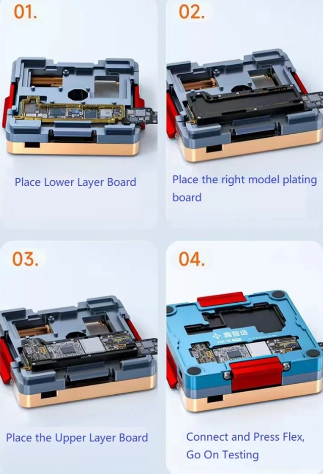 FIX-13 4in1 Isocket Tester Fixture for Iphone 13 Pro Max
