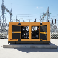 Groupe électrogène diesel silencieux 50kW 100kW 150kW 200kW, type cabine insonorisée, station d'alimentation de secours robuste, générateur électrique