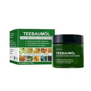 Crema para el Cuidado <span class=keywords><strong>de</strong></span> la Piel con Aceite <span class=keywords><strong>de</strong></span> Árbol <span class=keywords><strong>de</strong></span> Té 50g, Calmante para Piel Seca y con Descamación, Elimina la Cutícula, Hidratante Facial - Product Image 6