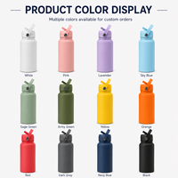 32oz Edelstahl-Wasserflasche mit Magnetischem Handyhalter-Deckel Isolierte Auslaufsichere Sportflasche für Fitness Reisen Camping
