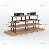 Étalage de magasin, table, étagère de haute qualité, support en bois, personnalisation acceptée