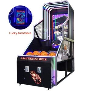 Machine <span class=keywords><strong>de</strong></span> jeu <span class=keywords><strong>de</strong></span> basket-ball à pièces avec <span class=keywords><strong>platine</strong></span> porte-bonheur - Product Image 1