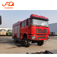 Truk Pemadam Kebakaran Shacman F3000 4x2 dengan Tangki Air 8000L dan Tangki Busa, Mesin 310HP untuk Pemadam Kebakaran Perkotaan