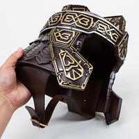 Réplique de casque de nain du Seigneur des Anneaux, casque de cosplay, accessoire d'armure vintage à motif nain, vente en gros pour Halloween