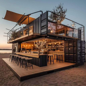 Cafetería en Contenedor, Restaurante en Contenedor de 20 Pies o 40 Pies, <span class=keywords><strong>Bar</strong></span> de Contenedor de Lujo con Cocina - Product Image 4