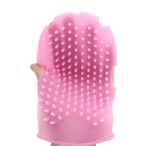 Gants de douche modernes en silicone, brosse de bain massante, exfoliant corporel pour l'élimination des peaux mortes et le soin nettoyant de la peau - Product Image 1