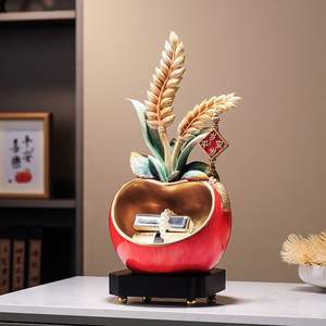 Adorno de almacenamiento de llaves Sui Ping An, escritorio de Apple, muebles para el hogar, sala de estar, adorno para puerta de entrada, regalo de inauguración de la casa de gama alta - Product Image 5