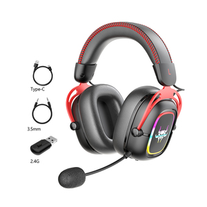 Meilleur <span class=keywords><strong>casque</strong></span> de jeu en gros, <span class=keywords><strong>casque</strong></span> de jeu sans fil tri-mode 2.4G pour <span class=keywords><strong>PS4</strong></span>, faible latence 25 ms, avec éclairage LED G7000 - Product Image 1
