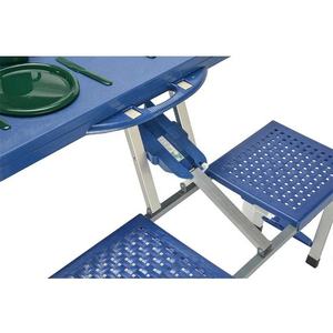 <span class=keywords><strong>Valise</strong></span> <span class=keywords><strong>pas</strong></span> chère, pliable, portable, en aluminium et plastique, <span class=keywords><strong>table</strong></span> de pique-nique, camping, <span class=keywords><strong>table</strong></span> pliante moderne pour l'extérieur avec ensemble de chaises - Product Image 3