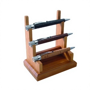 Wooden Pen <b>Holder</b> <b>for</b> <b>Desk</b> – Handmade Rustic <b>Desk</b> Organizer <b>for</b> Pens, <b>Pencils</b>, Markers, Stationery & Office Supplies - Product Image 2