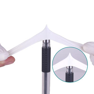 500g poederloze antislip cleanroom witte latex vingerhoesjes voor de elektronica-industrie - Product Image 3