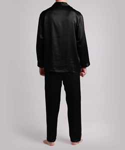 <span class=keywords><strong>Pigiama</strong></span> in Seta per <span class=keywords><strong>Uomo</strong></span>, Set <span class=keywords><strong>Pigiama</strong></span> Corto in Due Pezzi - Product Image 2