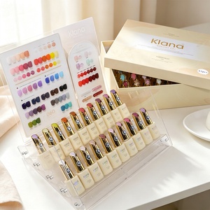 ชุดของขวัญยาทาเล็บเจลยูวีแบบขายส่ง คอลเลคชั่นครบชุด สีมาการองโทนโมรันดี พร้อมแผนภูมิสีคู่ สำหรับร้านทำเล็บ - Product Image 1