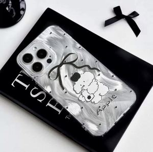 Funda de teléfono con patrón de gatito de silicona transparente plateada de la suerte de dibujos animados INS para <span class=keywords><strong>iPhone</strong></span> 15 <span class=keywords><strong>Pro</strong></span> <span class=keywords><strong>Max</strong></span> 14 13 <span class=keywords><strong>11</strong></span> 12 para Iphone15 - Product Image 2
