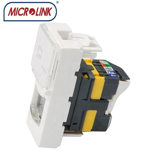 <span class=keywords><strong>Module</strong></span> de façade murale <span class=keywords><strong>Legrand</strong></span> <span class=keywords><strong>RJ45</strong></span> entièrement équipé 45*22.5 mm pour prise modulaire UTP CAT6A <span class=keywords><strong>RJ45</strong></span> - Product Image 6
