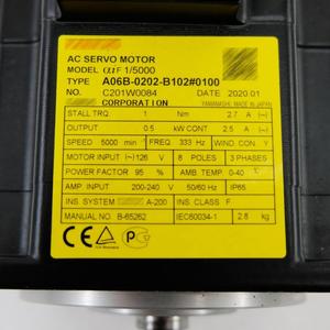 FANUC A06B-0202-B102 ของแท้ # 0100 เครื่อง CNC A06B มอเตอร์ AC ระบบอัตโนมัติทางอุตสาหกรรม อะไหล่ประสิทธิภาพสูง - Product Image 5