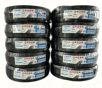 Câble d'alimentation RVV flexible de 1,5 mm à 6 mm, 2 à 5 conducteurs, isolé et gainé en PVC